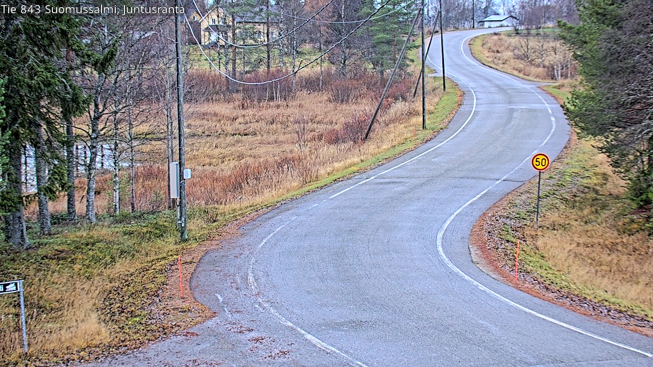 Kelikamerat Kuva Tie 843 Suomussalmi, Juntusranta, Suomussalmi, Kainuu