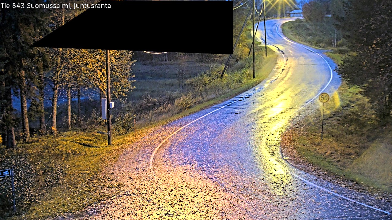 Kelikamerat Kuva Tie 843 Suomussalmi, Juntusranta, Suomussalmi, Kainuu