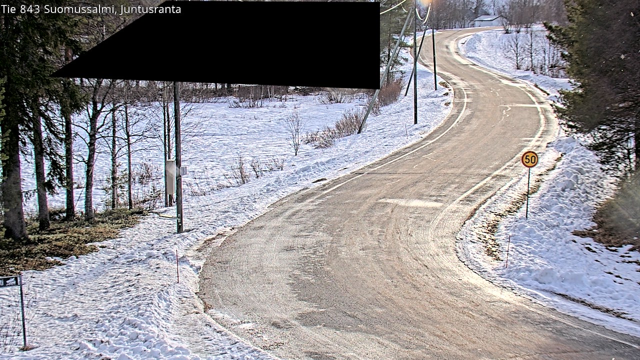 Kelikamerat Kuva Tie 843 Suomussalmi, Juntusranta, Suomussalmi, Kainuu