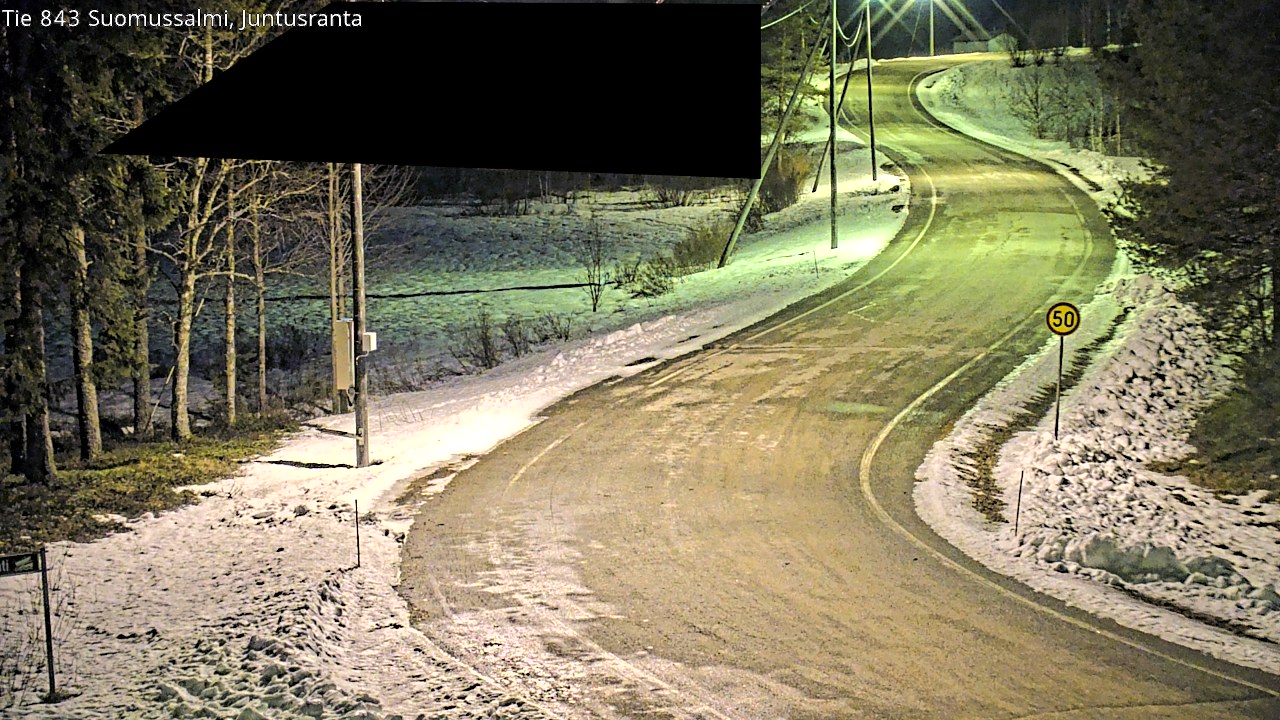 Kelikamerat Kuva Tie 843 Suomussalmi, Juntusranta, Suomussalmi, Kainuu