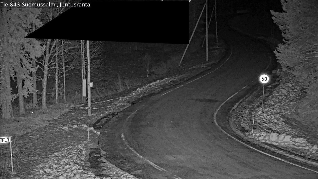 Kelikamerat Kuva Tie 843 Suomussalmi, Juntusranta, Suomussalmi, Kainuu