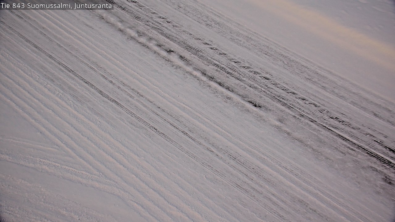 Weather Camera Image Road 843 Suomussalmi, Juntusranta, Suomussalmi, Kainuu