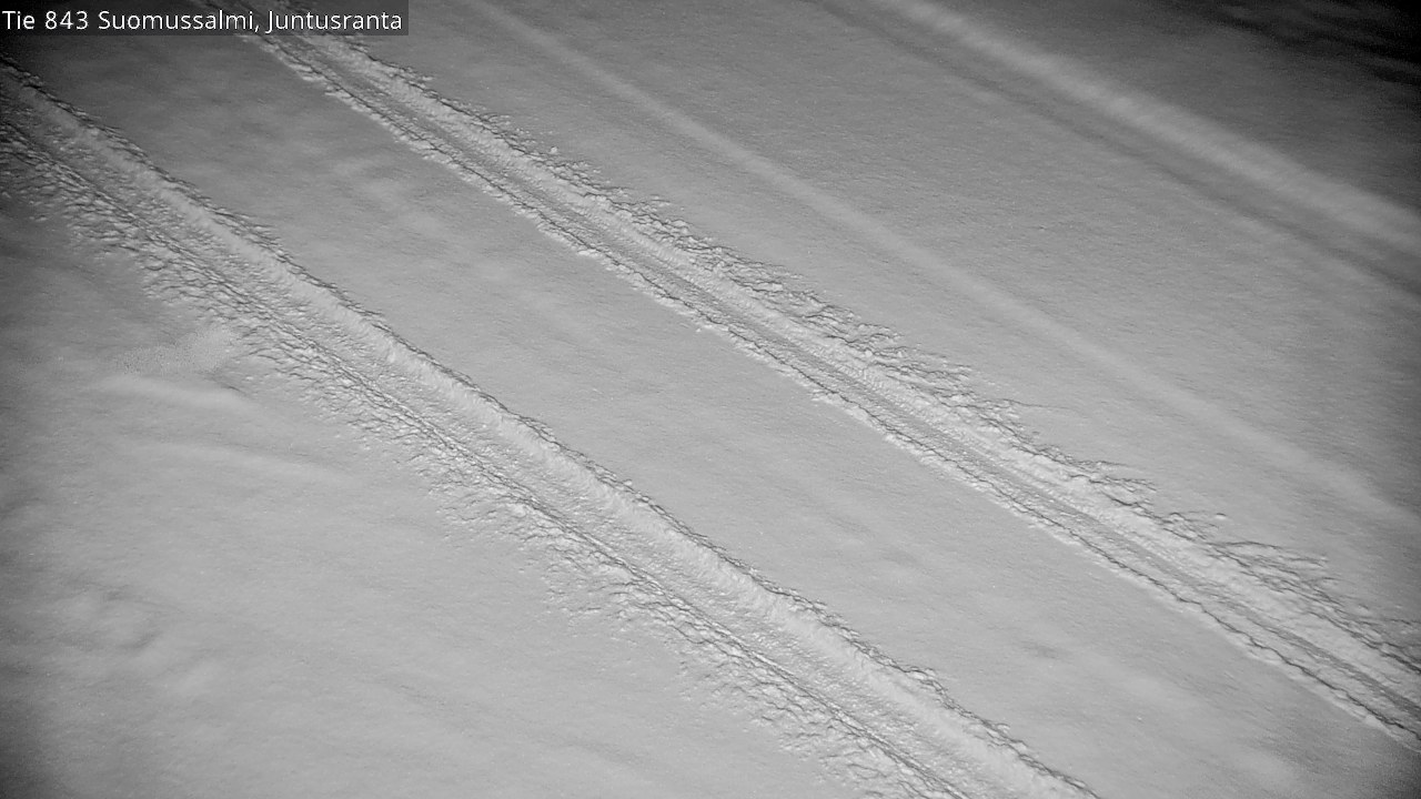 Weather Camera Image Road 843 Suomussalmi, Juntusranta, Suomussalmi, Kainuu