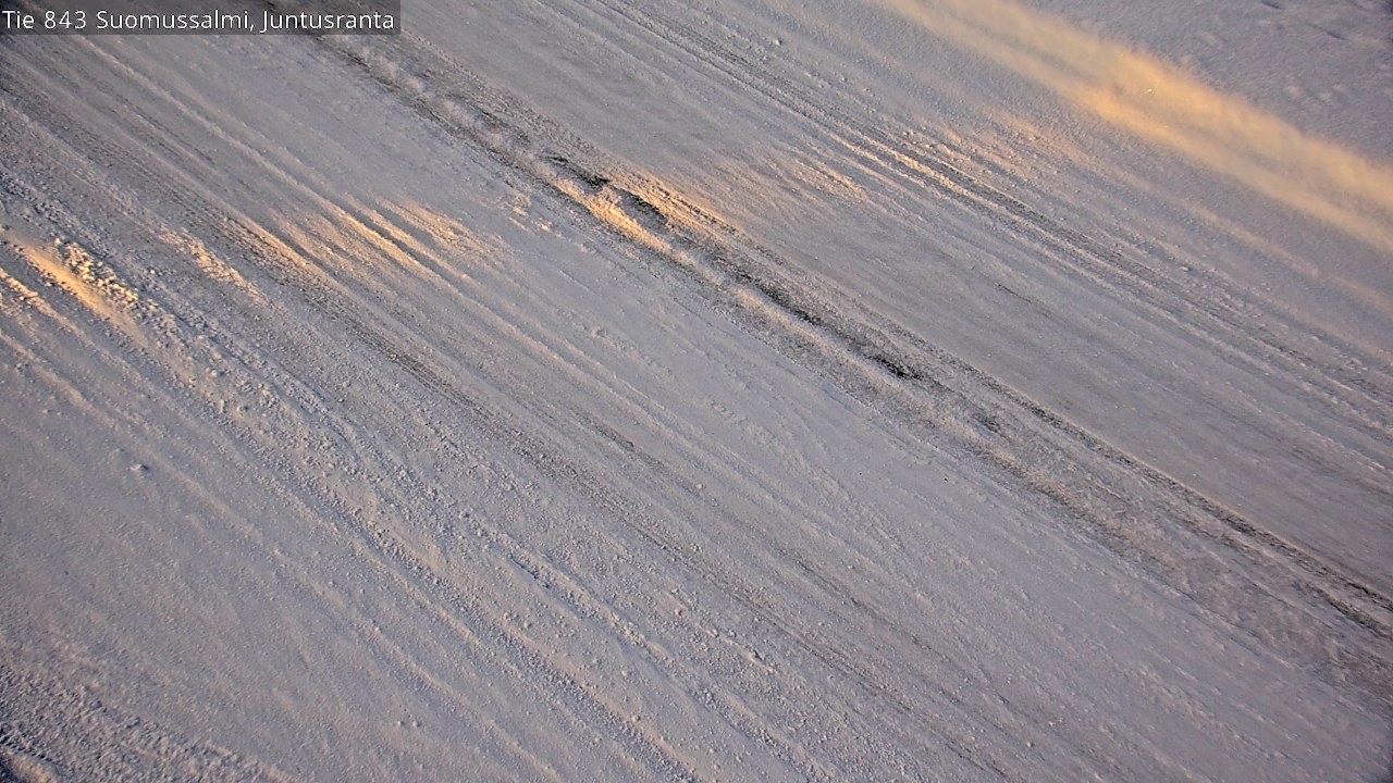Kelikamerat Kuva Tie 843 Suomussalmi, Juntusranta, Suomussalmi, Kainuu