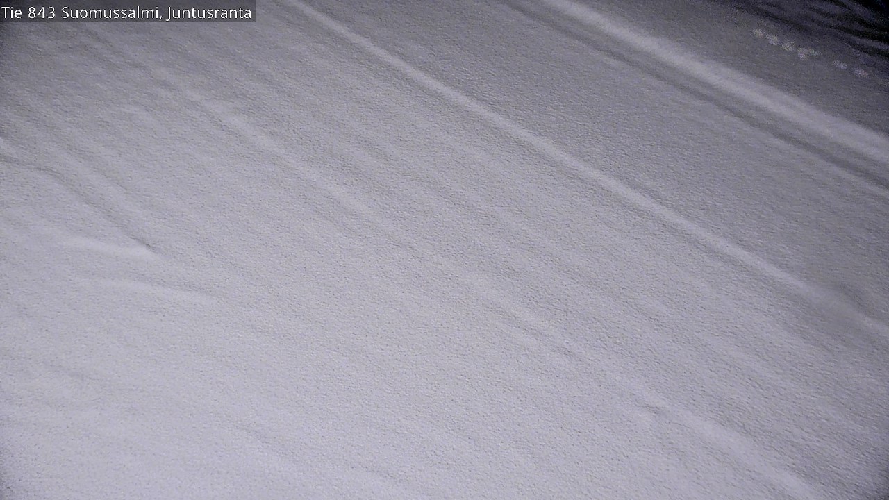 Weather Camera Image Road 843 Suomussalmi, Juntusranta, Suomussalmi, Kainuu