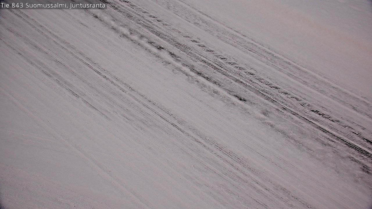 Weather Camera Image Road 843 Suomussalmi, Juntusranta, Suomussalmi, Kainuu