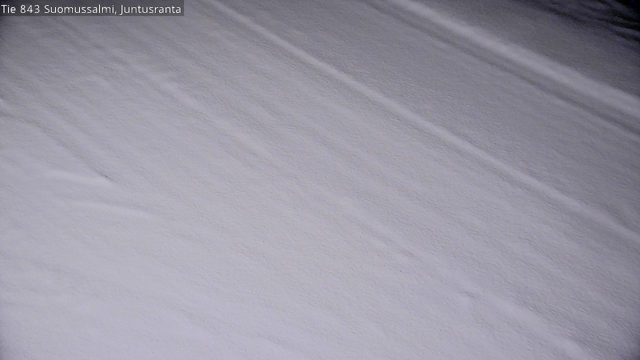 Weather Camera Image Road 843 Suomussalmi, Juntusranta, Suomussalmi, Kainuu