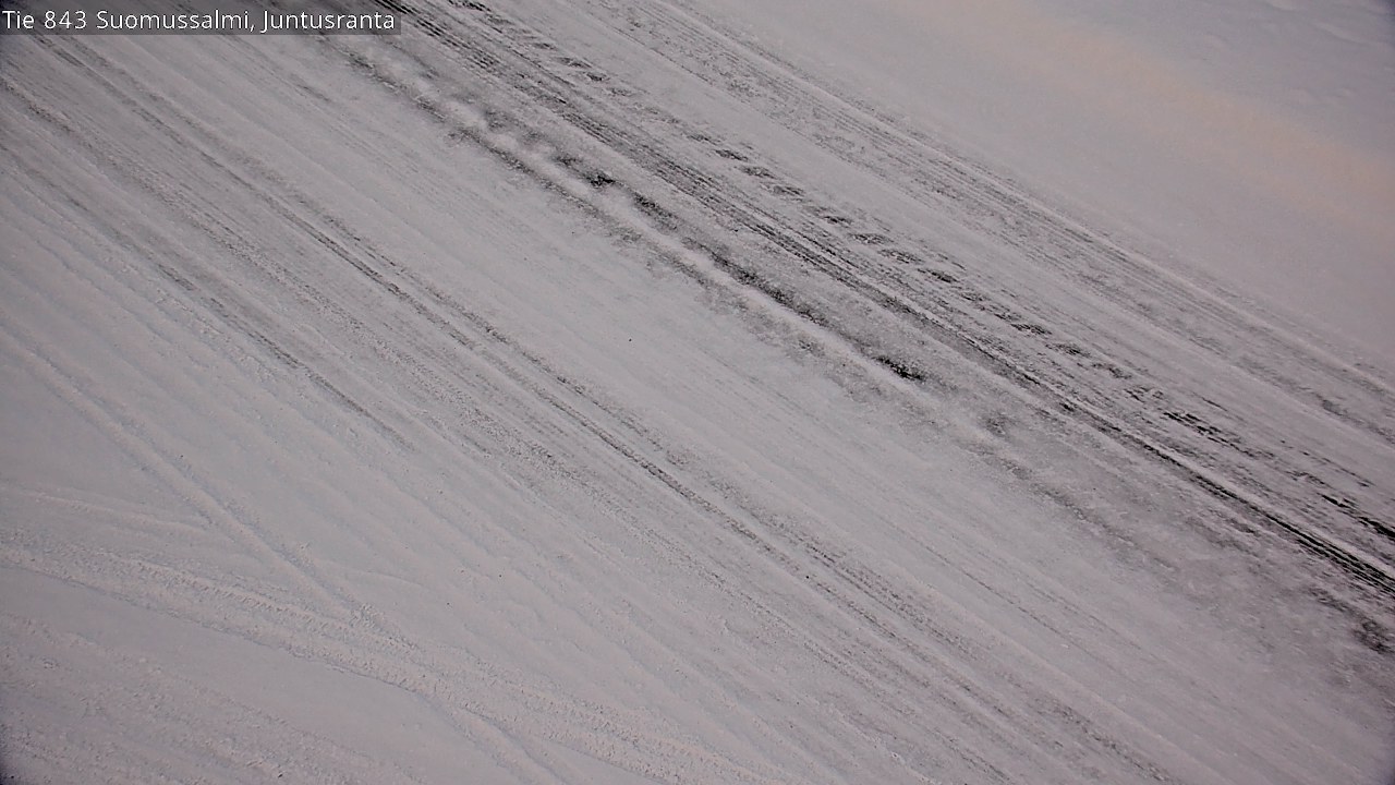 Weather Camera Image Road 843 Suomussalmi, Juntusranta, Suomussalmi, Kainuu