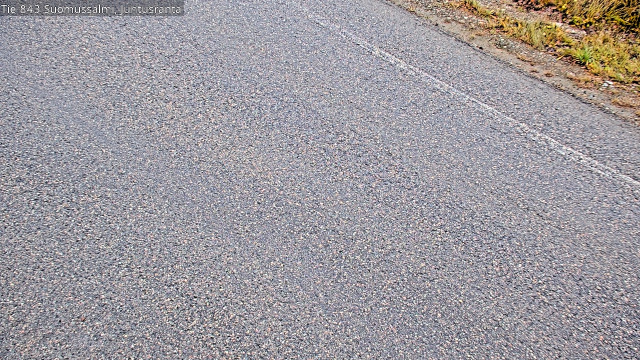 Weather Camera Image Road 843 Suomussalmi, Juntusranta, Suomussalmi, Kainuu