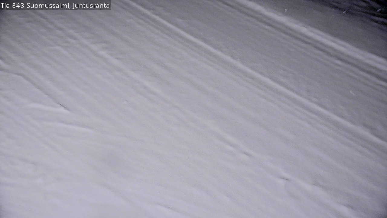 Weather Camera Image Road 843 Suomussalmi, Juntusranta, Suomussalmi, Kainuu