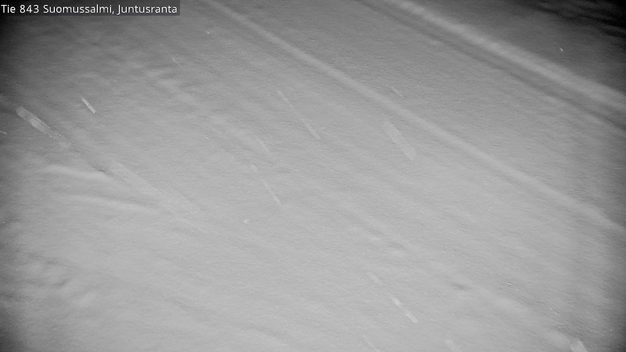 Weather Camera Image Road 843 Suomussalmi, Juntusranta, Suomussalmi, Kainuu