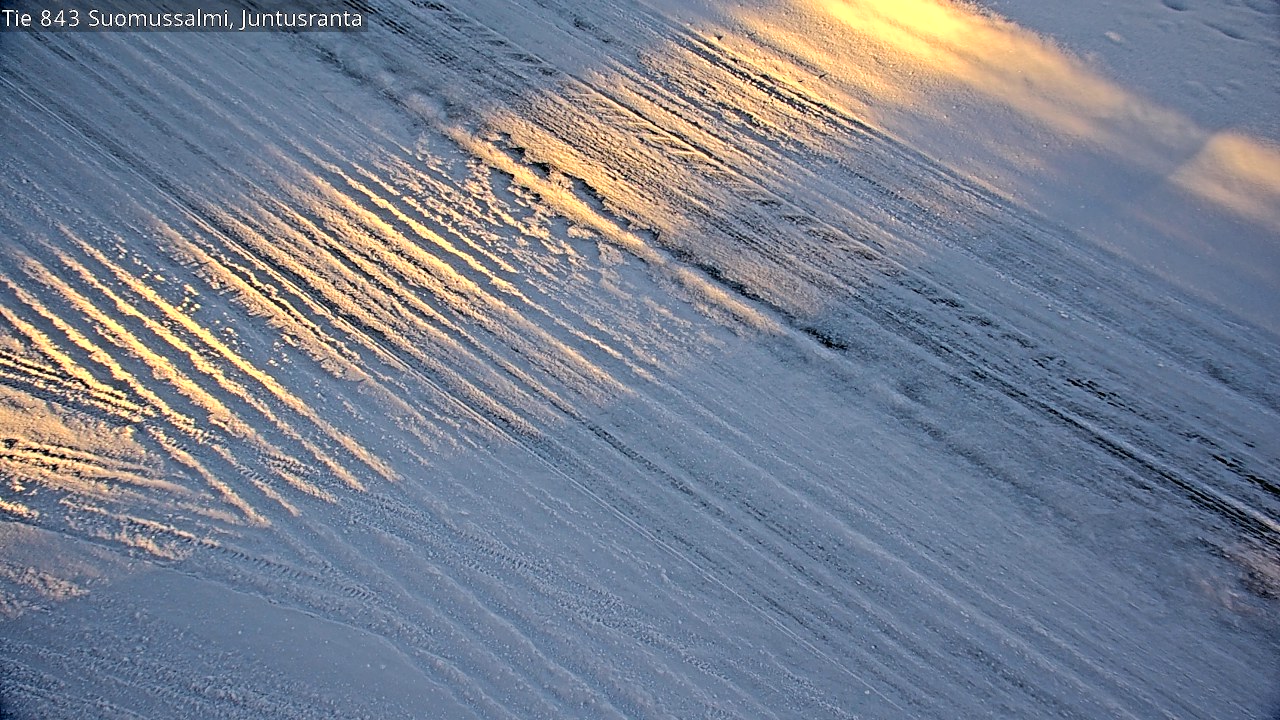 Weather Camera Image Road 843 Suomussalmi, Juntusranta, Suomussalmi, Kainuu
