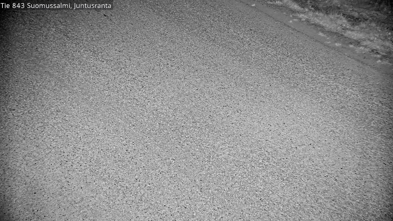 Weather Camera Image Väg 843 Suomussalmi, Juntusranta, Suomussalmi, Kainuu