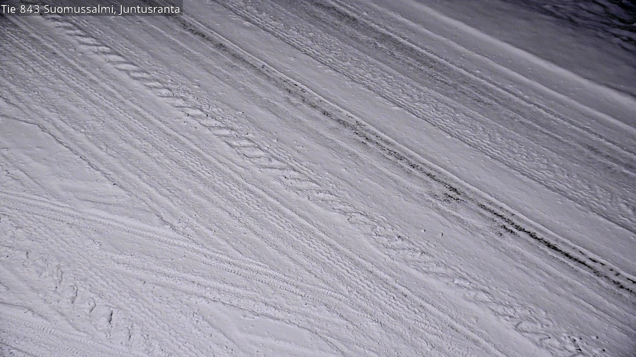 Weather Camera Image Road 843 Suomussalmi, Juntusranta, Suomussalmi, Kainuu