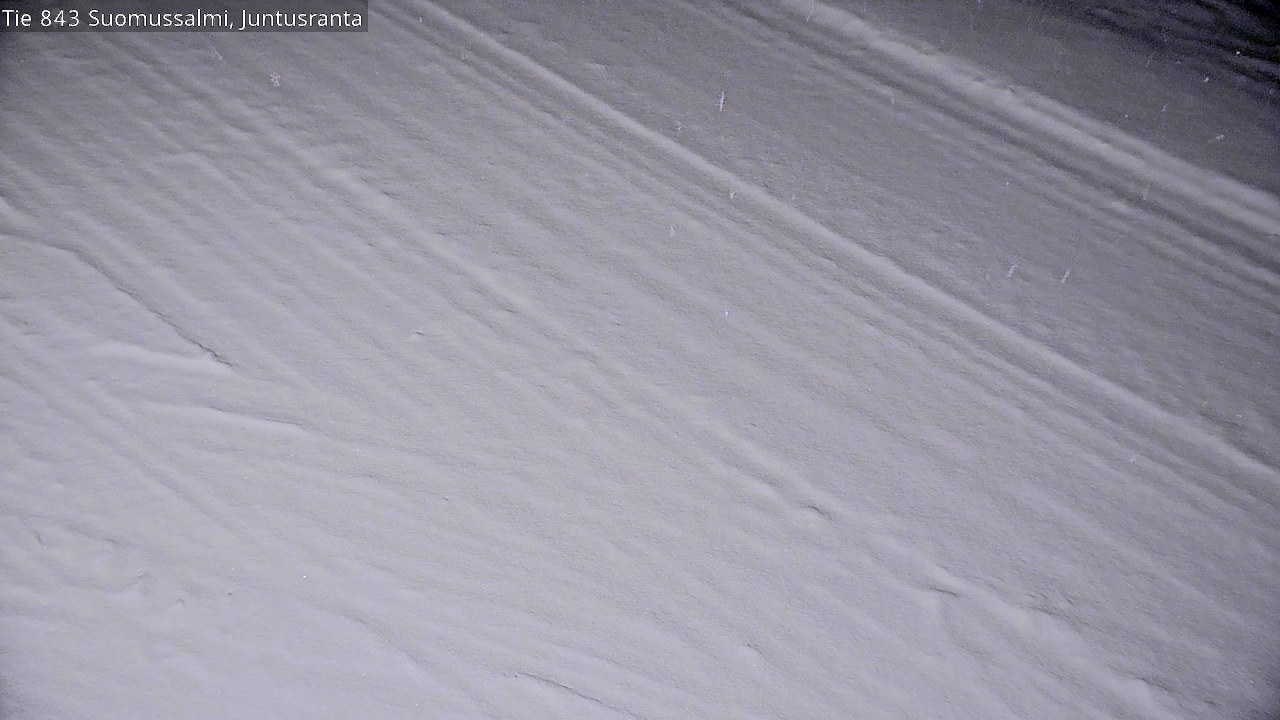 Weather Camera Image Road 843 Suomussalmi, Juntusranta, Suomussalmi, Kainuu