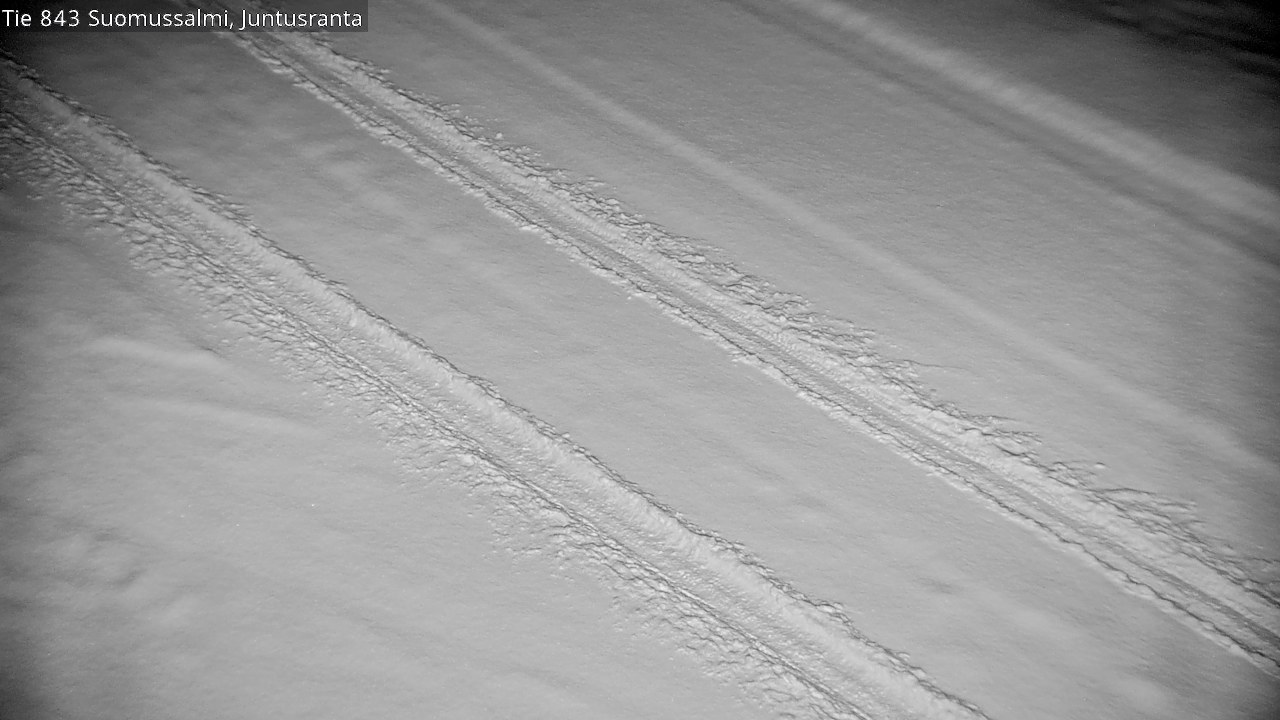 Weather Camera Image Road 843 Suomussalmi, Juntusranta, Suomussalmi, Kainuu