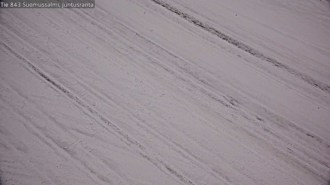 Weather Camera Image Road 843 Suomussalmi, Juntusranta, Suomussalmi, Kainuu