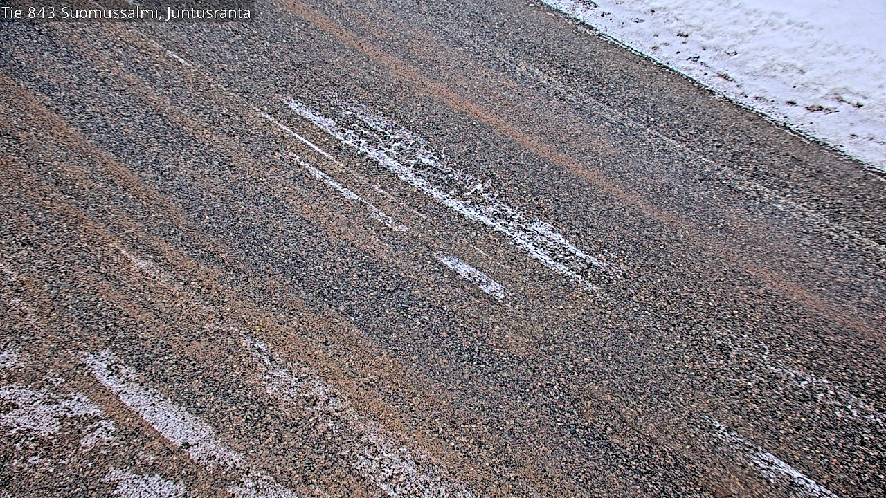 Kelikamerat Kuva Tie 843 Suomussalmi, Juntusranta, Suomussalmi, Kainuu