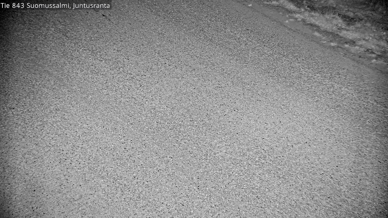 Weather Camera Image Väg 843 Suomussalmi, Juntusranta, Suomussalmi, Kainuu