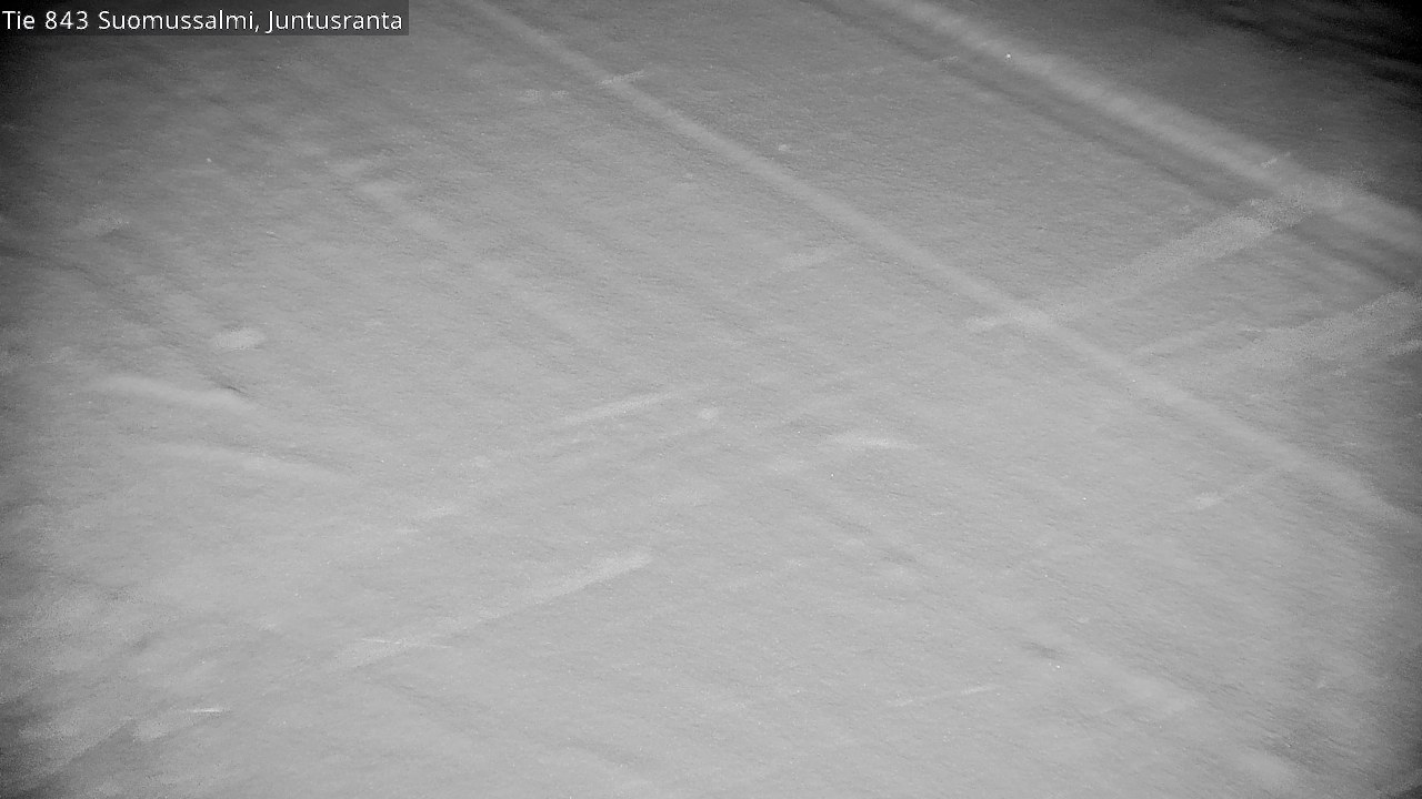 Weather Camera Image Road 843 Suomussalmi, Juntusranta, Suomussalmi, Kainuu