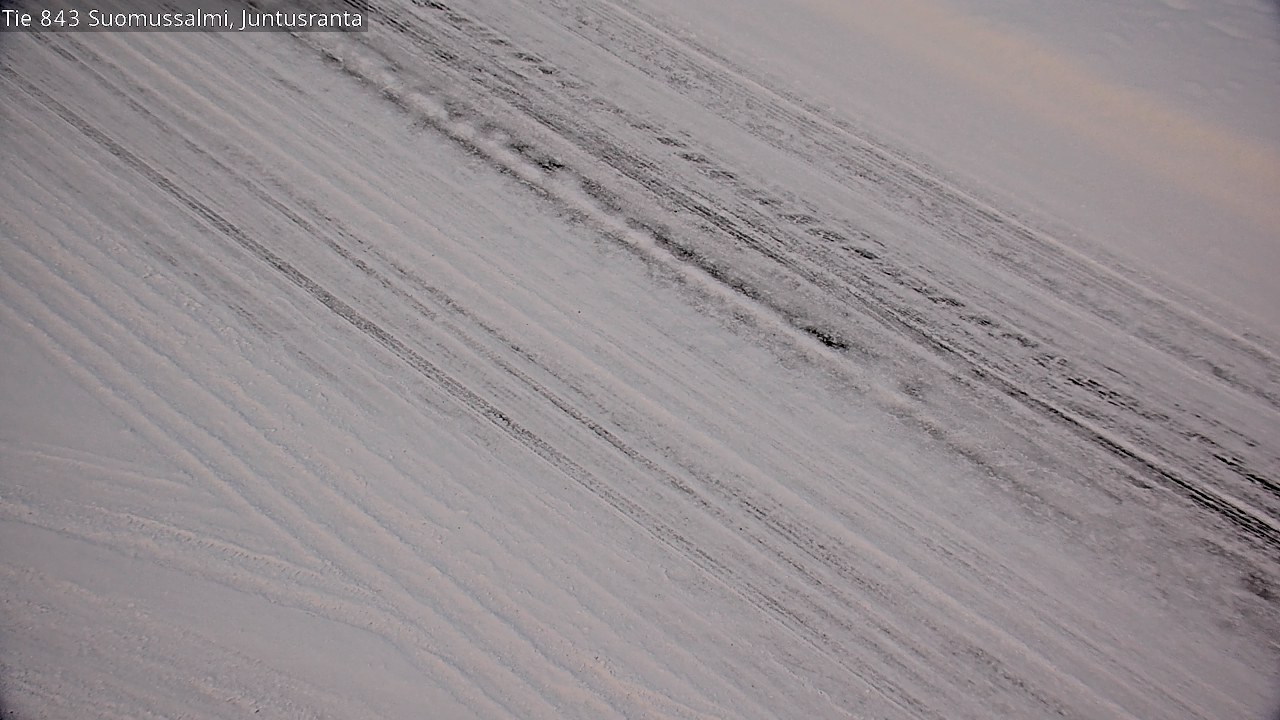 Weather Camera Image Road 843 Suomussalmi, Juntusranta, Suomussalmi, Kainuu