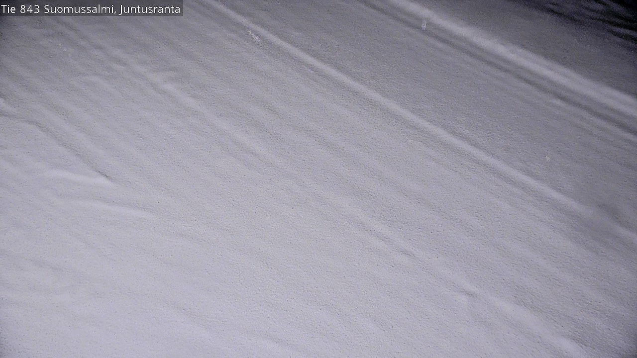 Weather Camera Image Road 843 Suomussalmi, Juntusranta, Suomussalmi, Kainuu