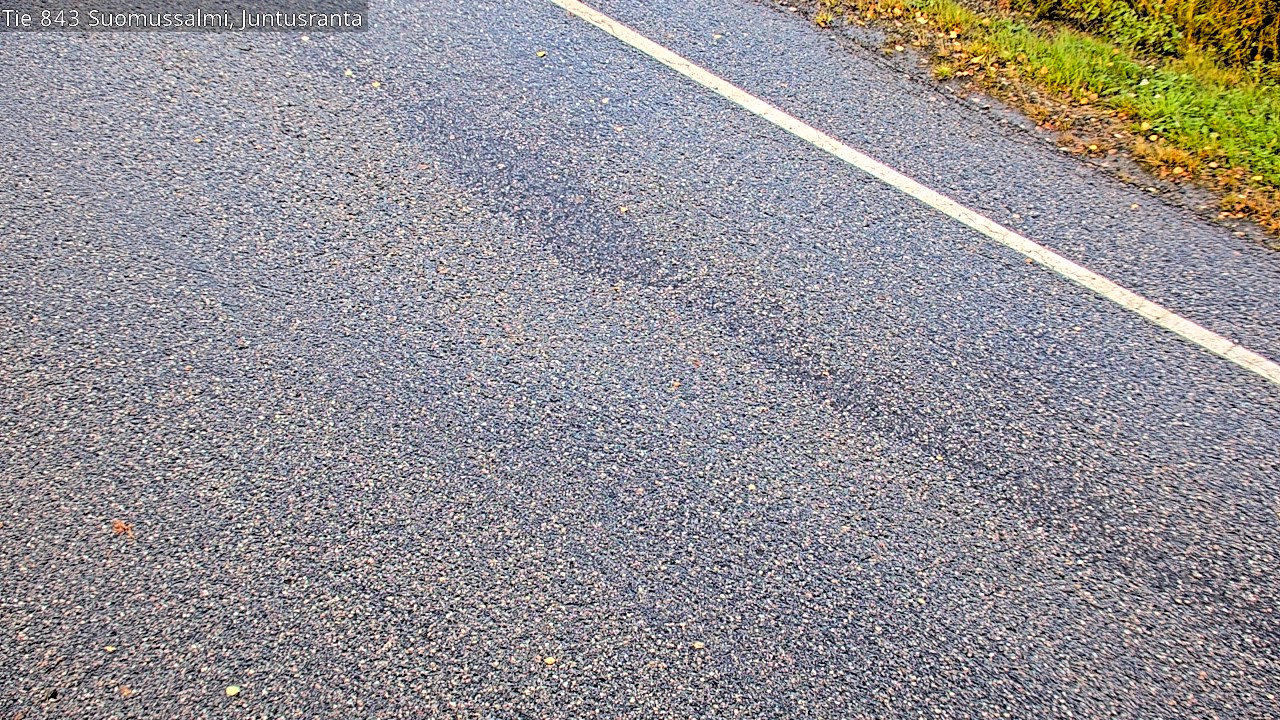 Weather Camera Image Road 843 Suomussalmi, Juntusranta, Suomussalmi, Kainuu