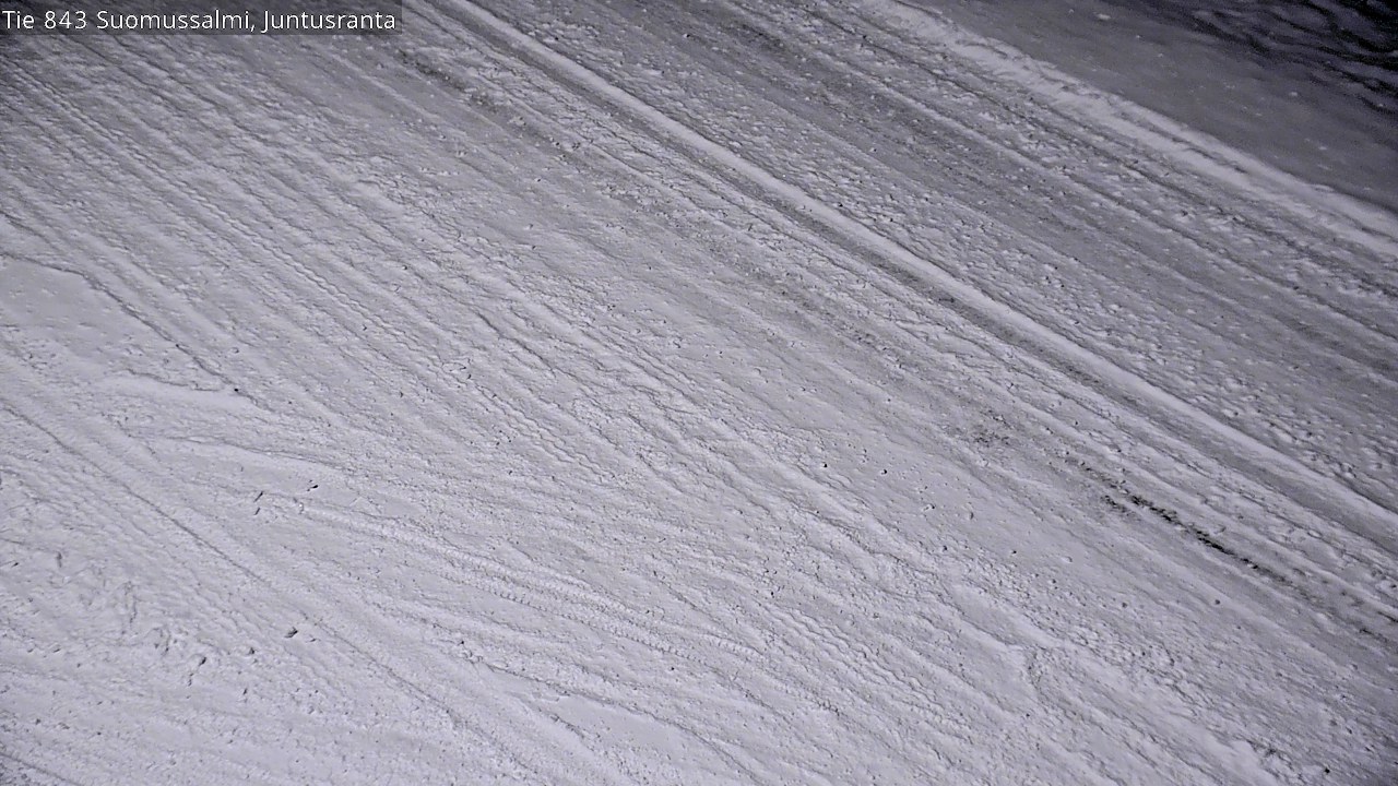 Weather Camera Image Road 843 Suomussalmi, Juntusranta, Suomussalmi, Kainuu