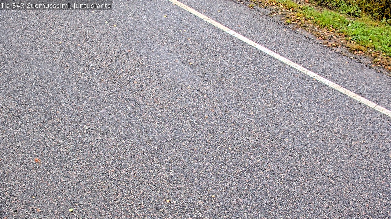 Weather Camera Image Road 843 Suomussalmi, Juntusranta, Suomussalmi, Kainuu