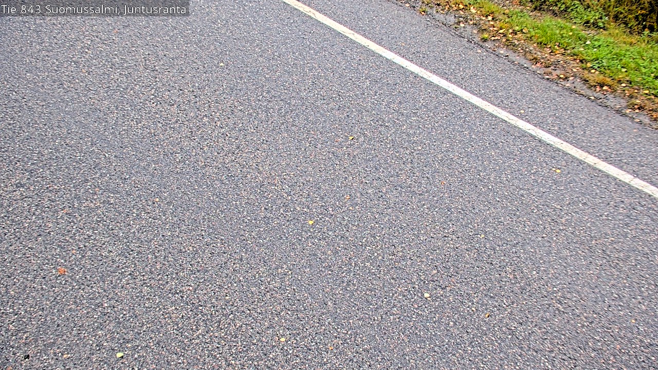 Weather Camera Image Väg 843 Suomussalmi, Juntusranta, Suomussalmi, Kainuu