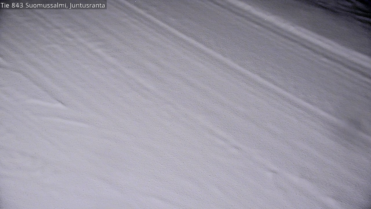 Weather Camera Image Road 843 Suomussalmi, Juntusranta, Suomussalmi, Kainuu