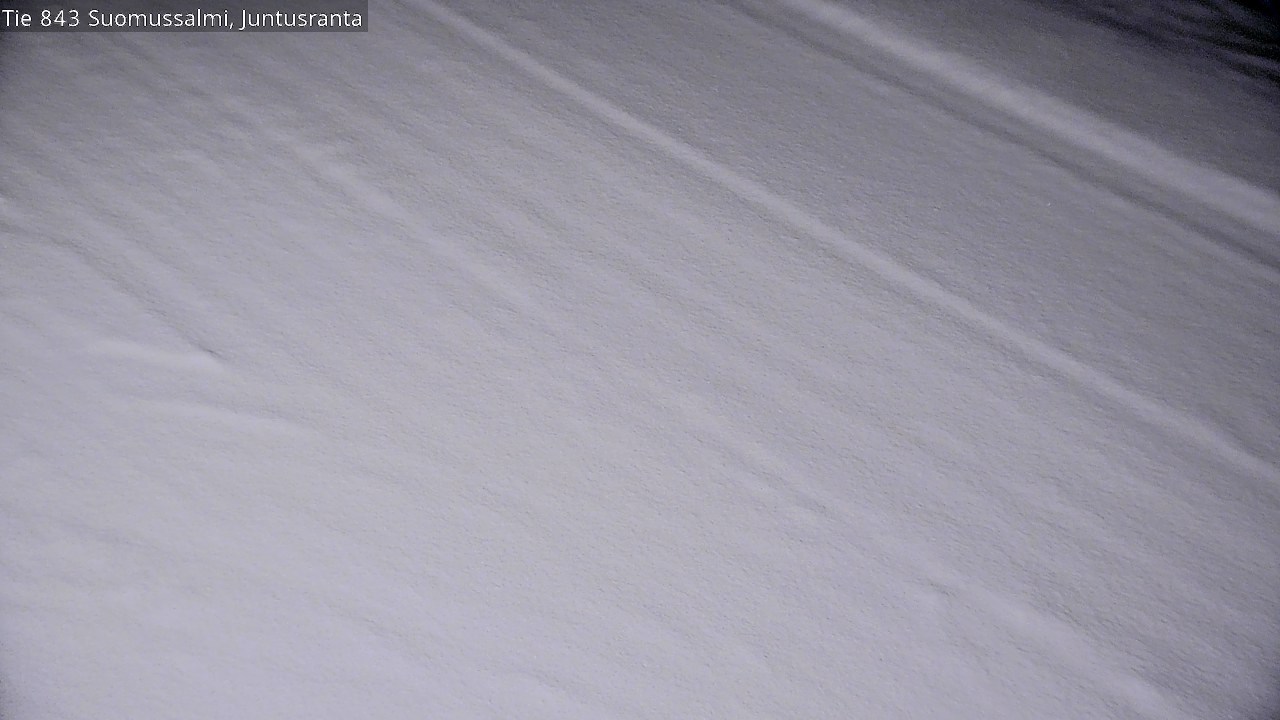Weather Camera Image Road 843 Suomussalmi, Juntusranta, Suomussalmi, Kainuu