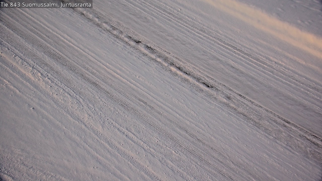 Kelikamerat Kuva Tie 843 Suomussalmi, Juntusranta, Suomussalmi, Kainuu
