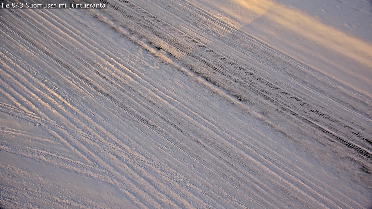 Weather Camera Image Road 843 Suomussalmi, Juntusranta, Suomussalmi, Kainuu