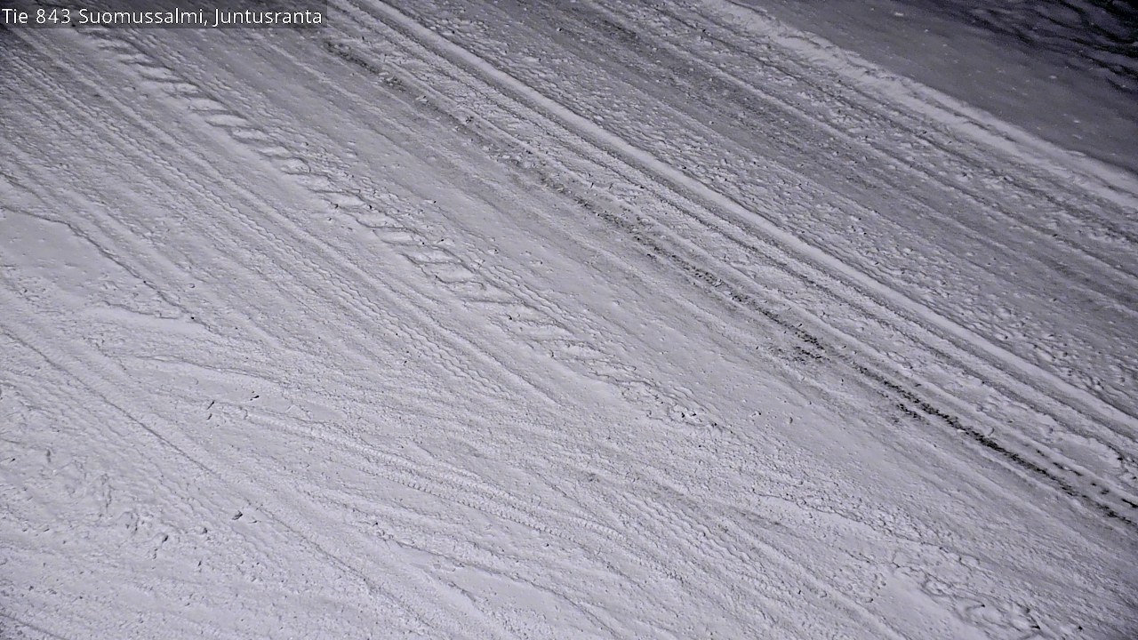 Weather Camera Image Road 843 Suomussalmi, Juntusranta, Suomussalmi, Kainuu
