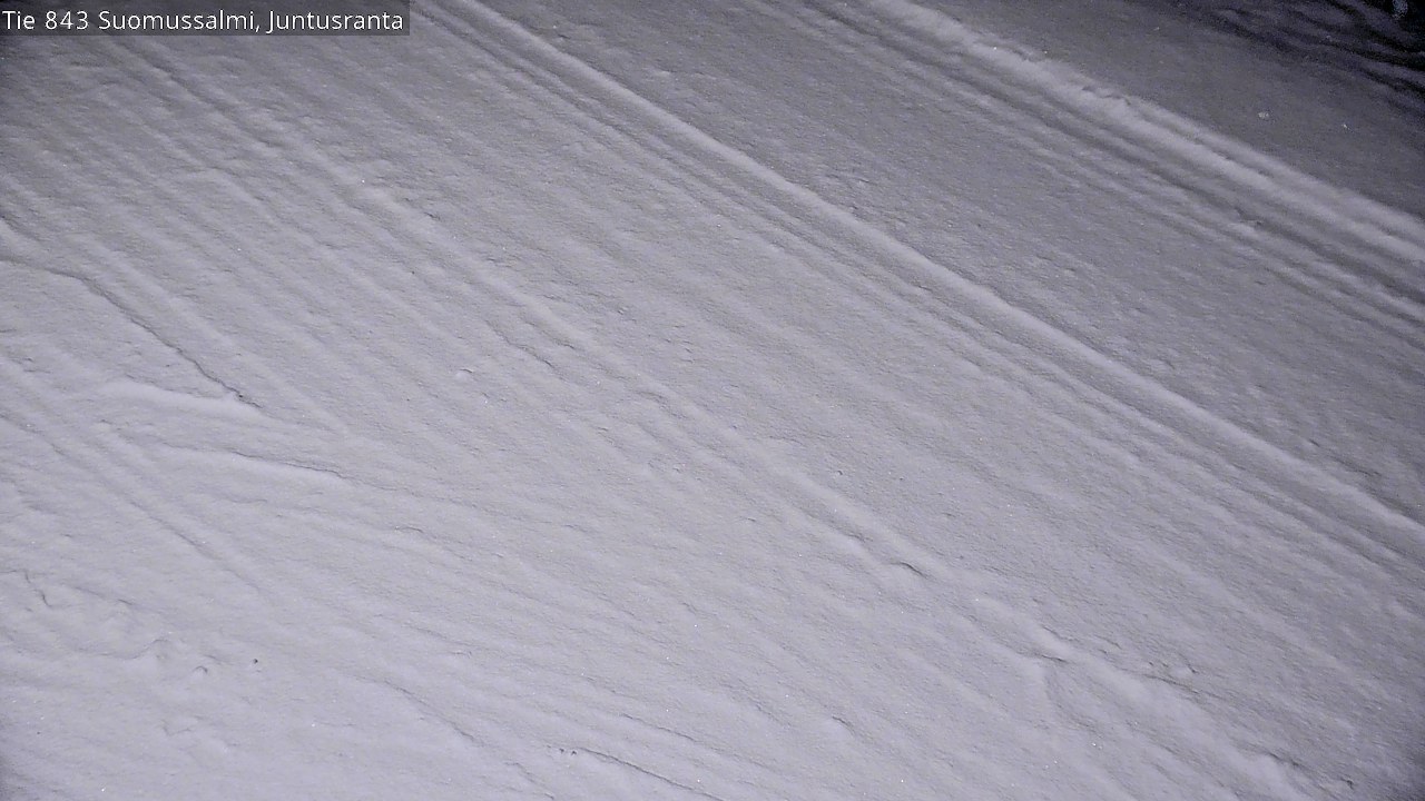 Weather Camera Image Road 843 Suomussalmi, Juntusranta, Suomussalmi, Kainuu