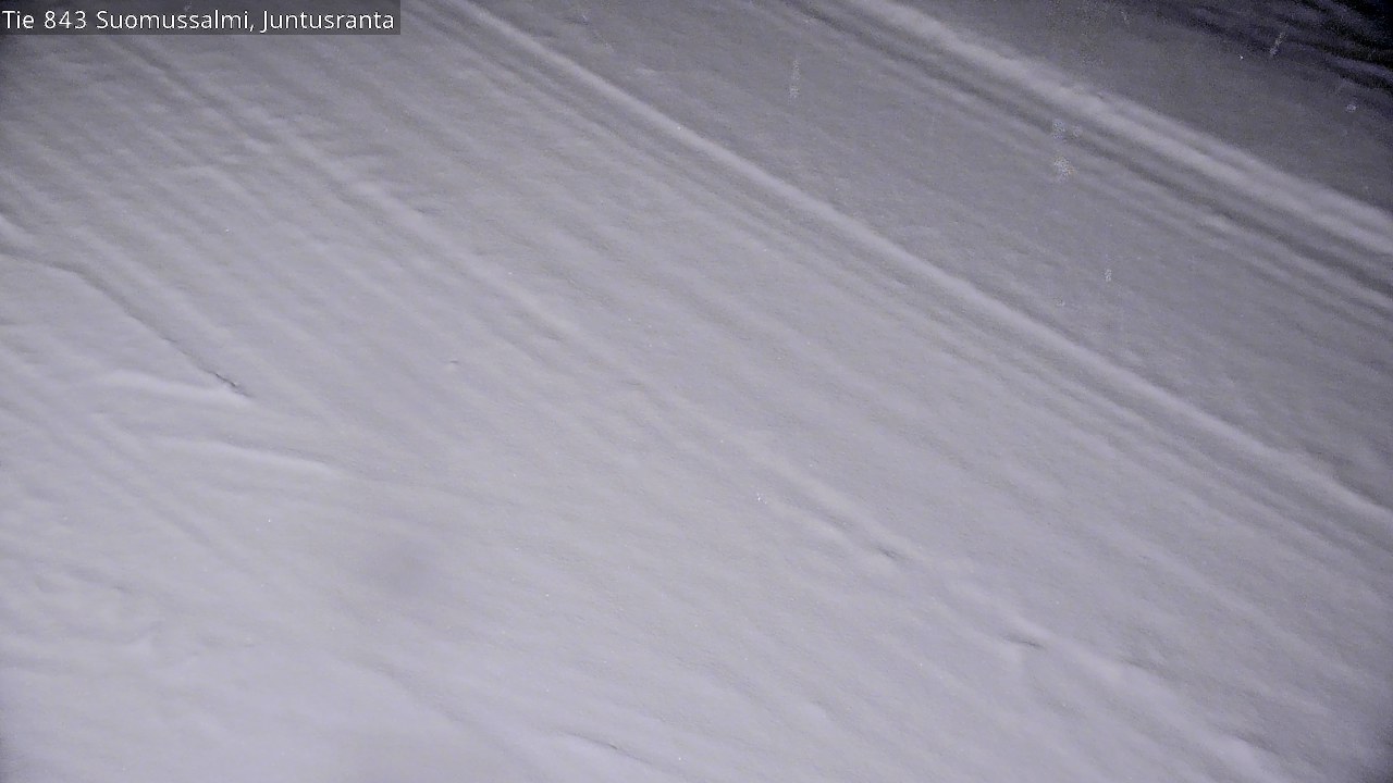 Weather Camera Image Road 843 Suomussalmi, Juntusranta, Suomussalmi, Kainuu