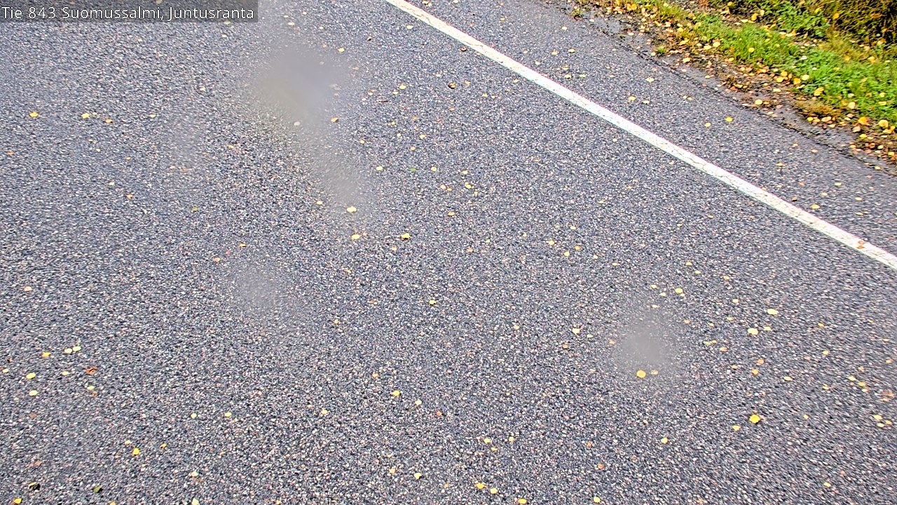 Weather Camera Image Road 843 Suomussalmi, Juntusranta, Suomussalmi, Kainuu