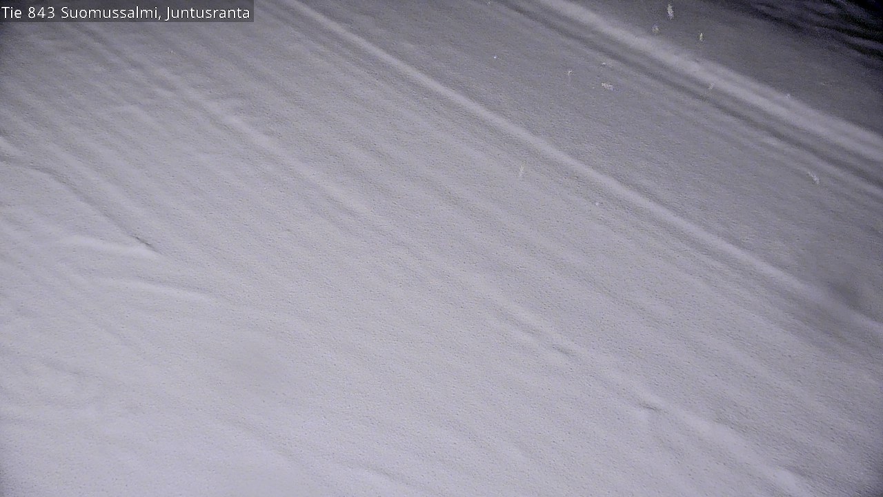 Weather Camera Image Road 843 Suomussalmi, Juntusranta, Suomussalmi, Kainuu