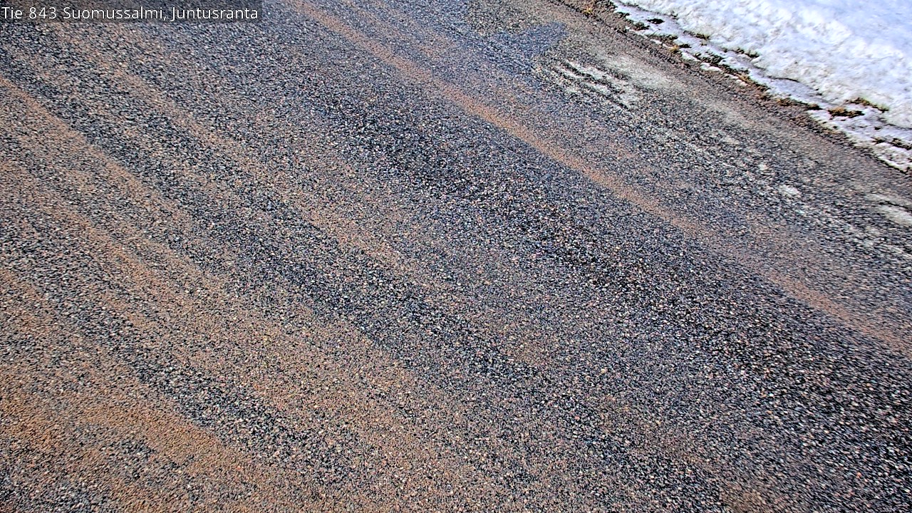 Weather Camera Image Road 843 Suomussalmi, Juntusranta, Suomussalmi, Kainuu