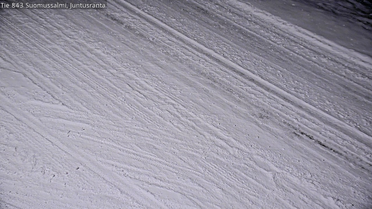 Weather Camera Image Road 843 Suomussalmi, Juntusranta, Suomussalmi, Kainuu