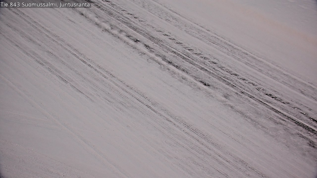 Weather Camera Image Road 843 Suomussalmi, Juntusranta, Suomussalmi, Kainuu