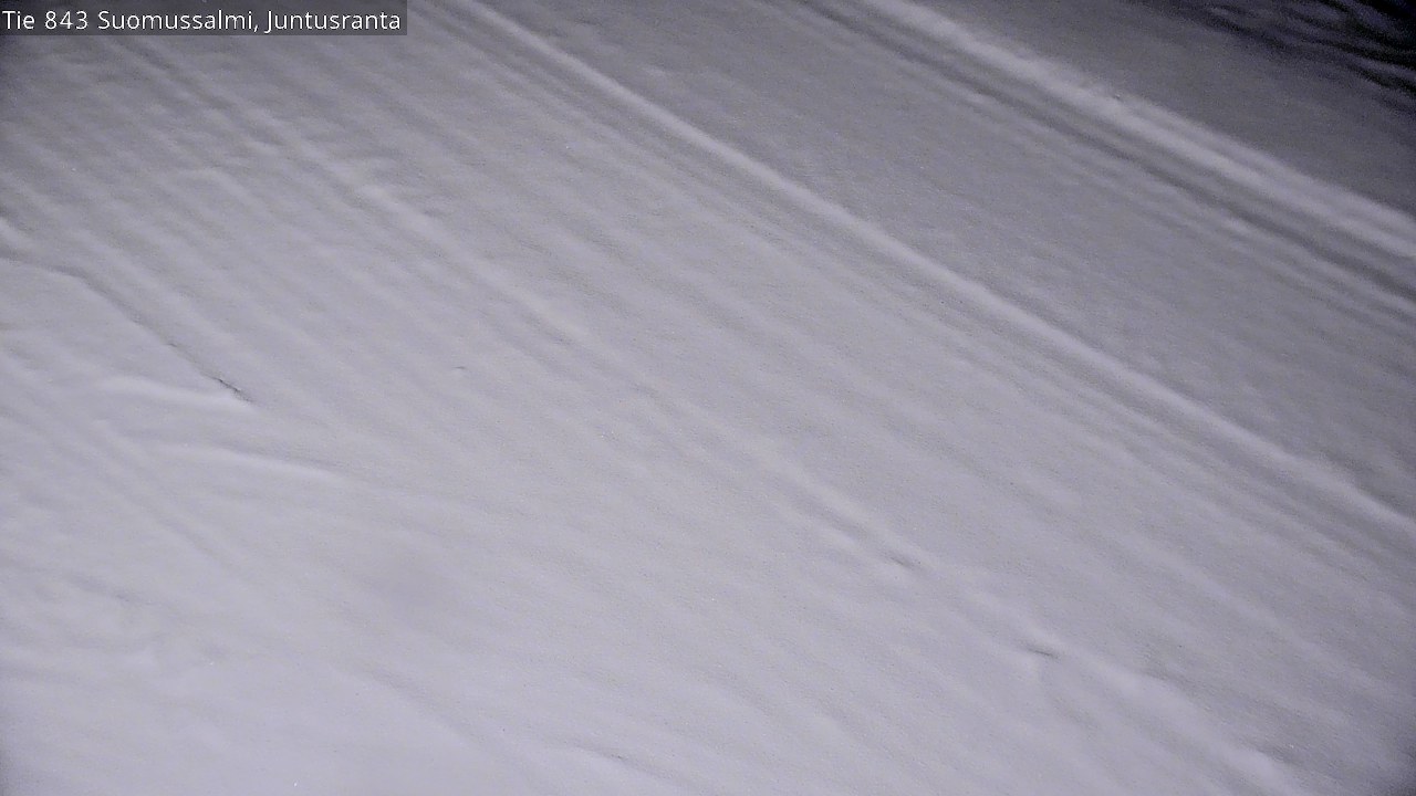 Weather Camera Image Road 843 Suomussalmi, Juntusranta, Suomussalmi, Kainuu