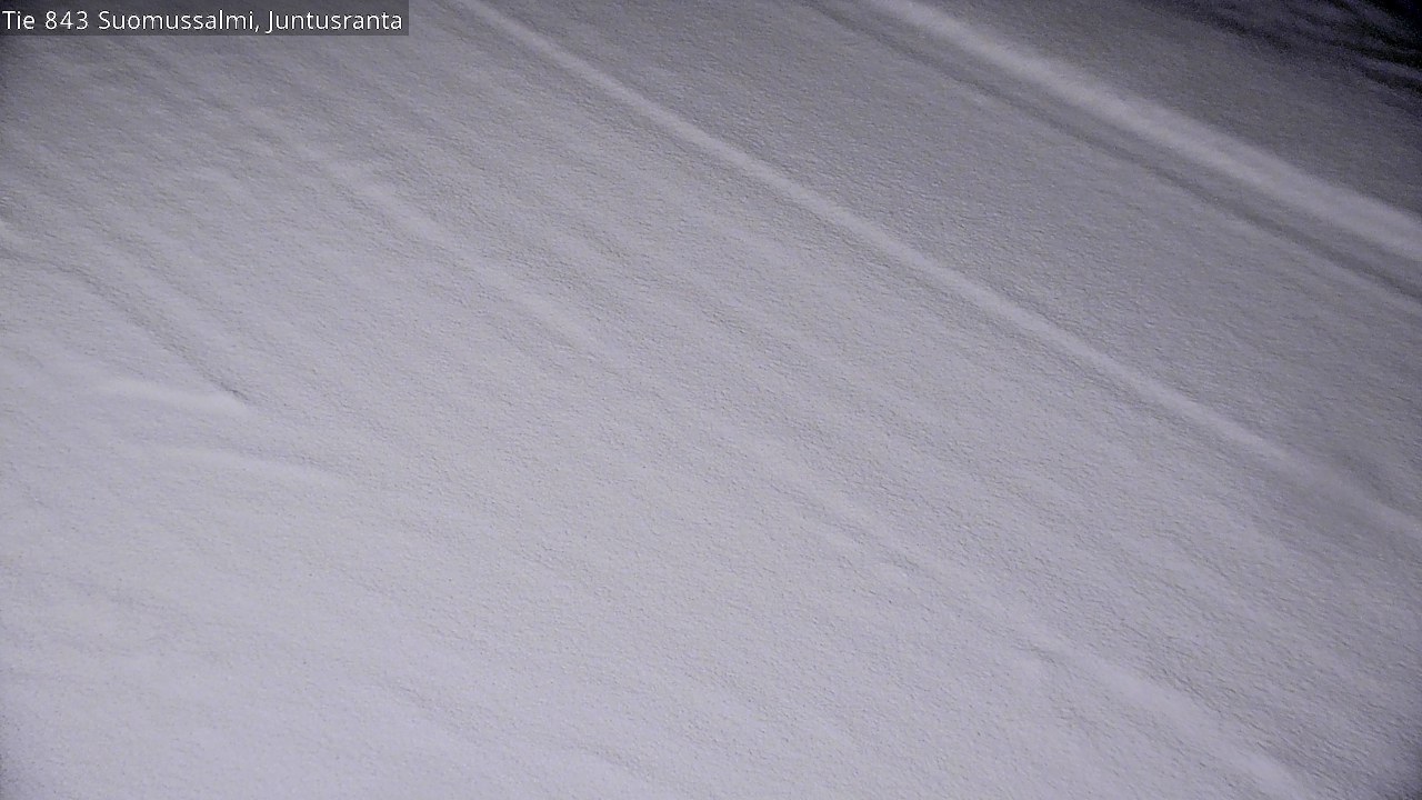 Weather Camera Image Road 843 Suomussalmi, Juntusranta, Suomussalmi, Kainuu