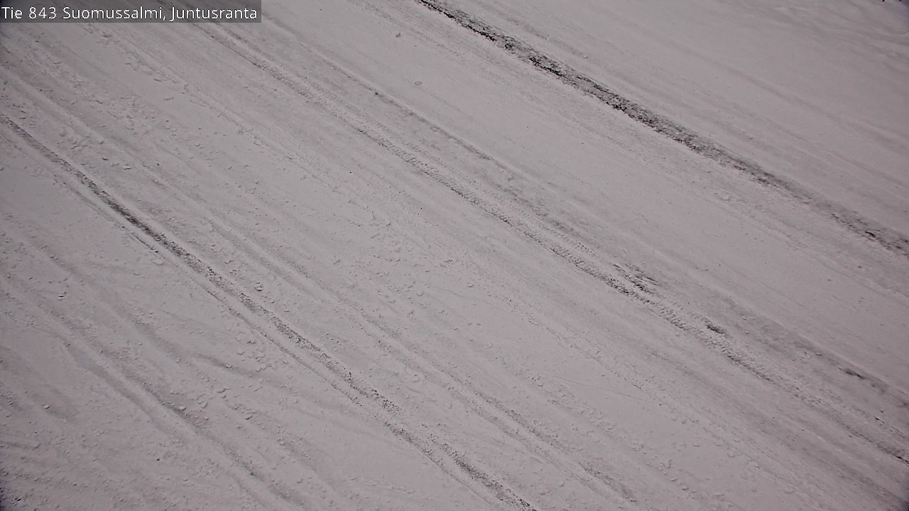 Weather Camera Image Road 843 Suomussalmi, Juntusranta, Suomussalmi, Kainuu