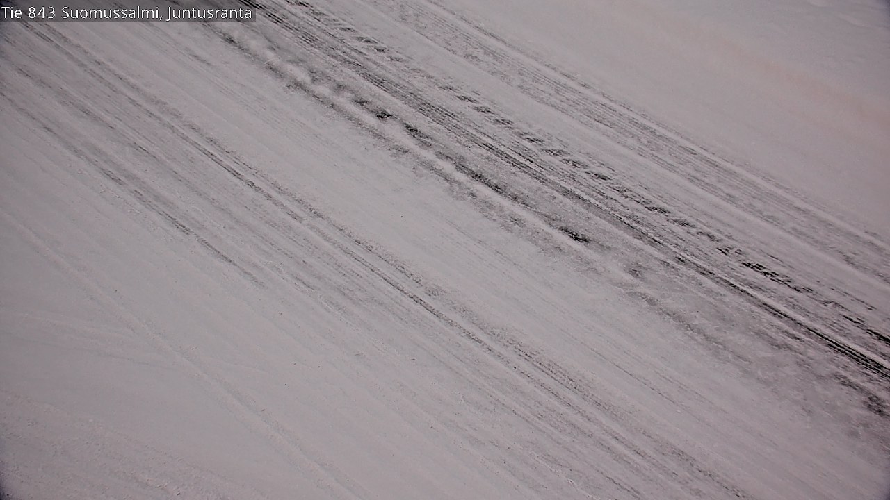 Weather Camera Image Road 843 Suomussalmi, Juntusranta, Suomussalmi, Kainuu