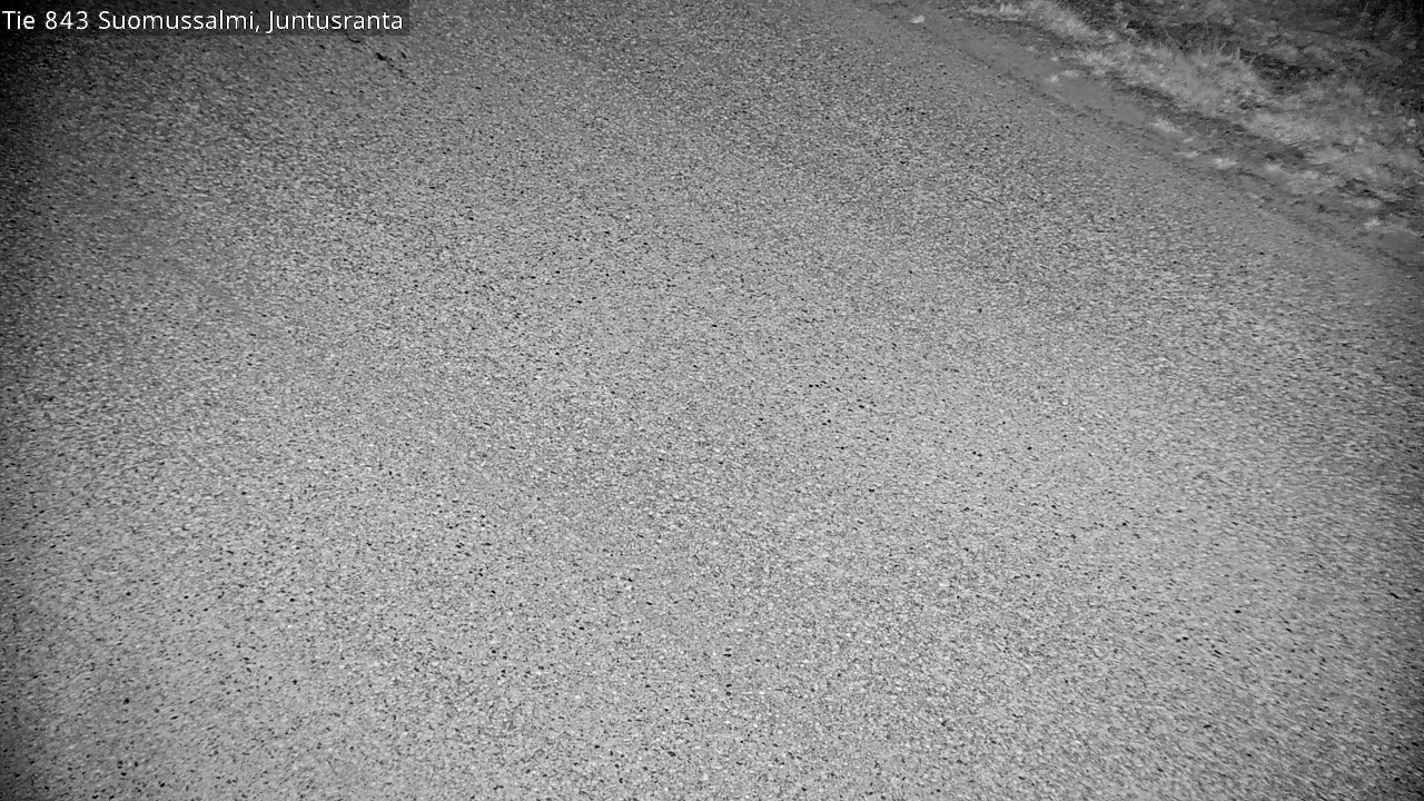 Weather Camera Image Väg 843 Suomussalmi, Juntusranta, Suomussalmi, Kainuu