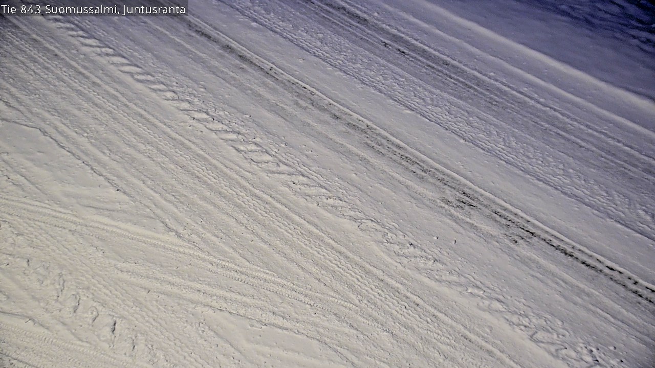 Weather Camera Image Road 843 Suomussalmi, Juntusranta, Suomussalmi, Kainuu