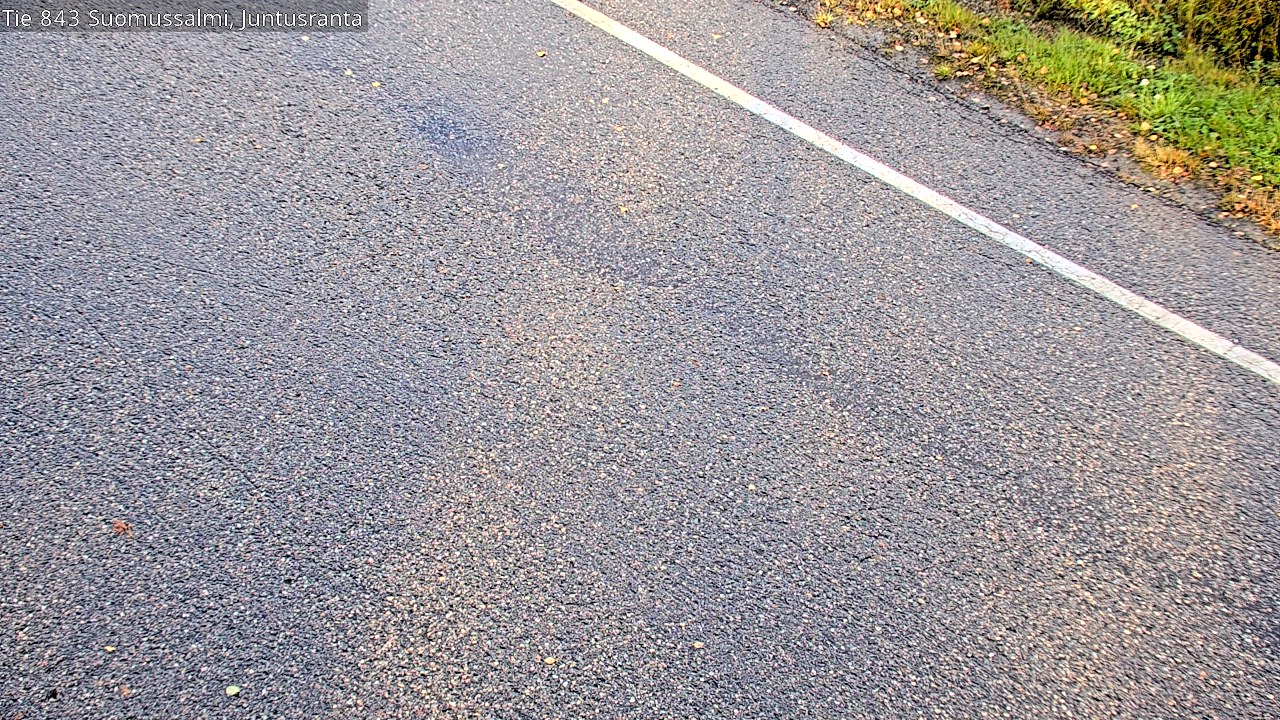 Weather Camera Image Road 843 Suomussalmi, Juntusranta, Suomussalmi, Kainuu