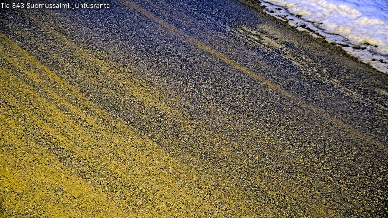 Kelikamerat Kuva Tie 843 Suomussalmi, Juntusranta, Suomussalmi, Kainuu